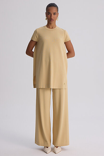  Kısa Kollu Basic Triko Tunik Craft - 2