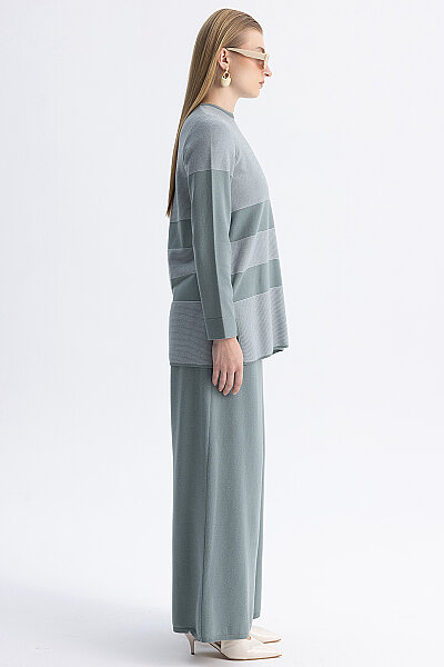 Kontrast Renkli Touch Me Tunik Mint - 6