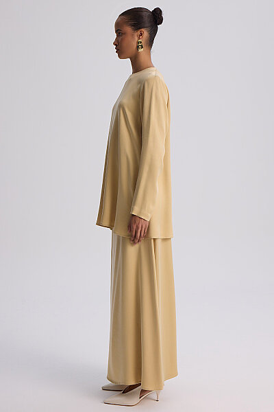A Kesim Yuvarlak Yaka Şık Tunik Craft - 6