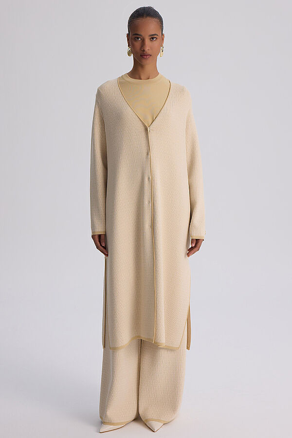 Minimal Desenli Bol Paça Touch Me Pantolon Craft - 1