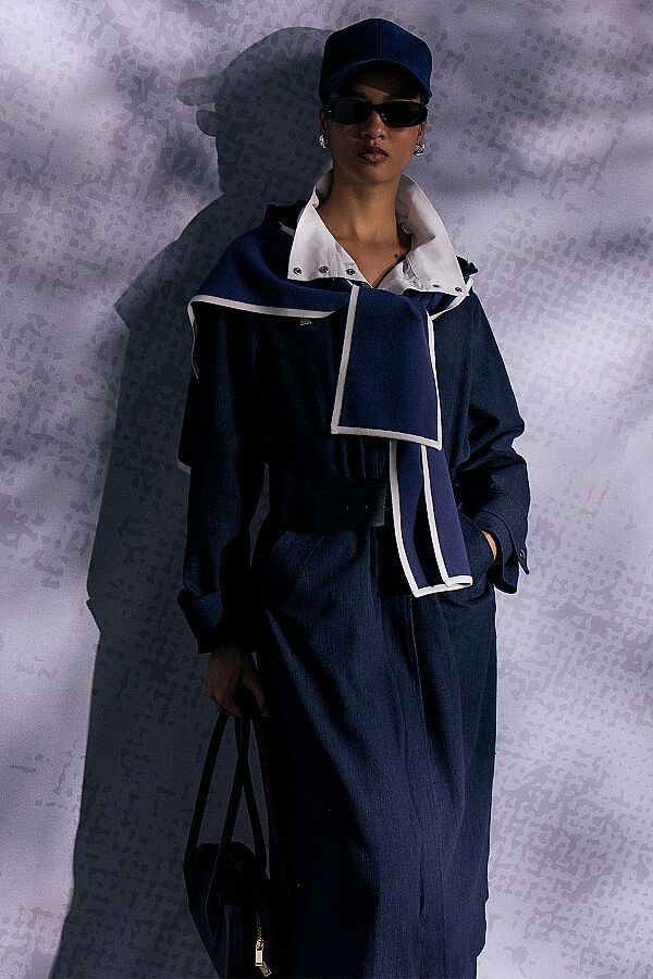 Geniş Paça Denim Pantolon Lacivert - 13