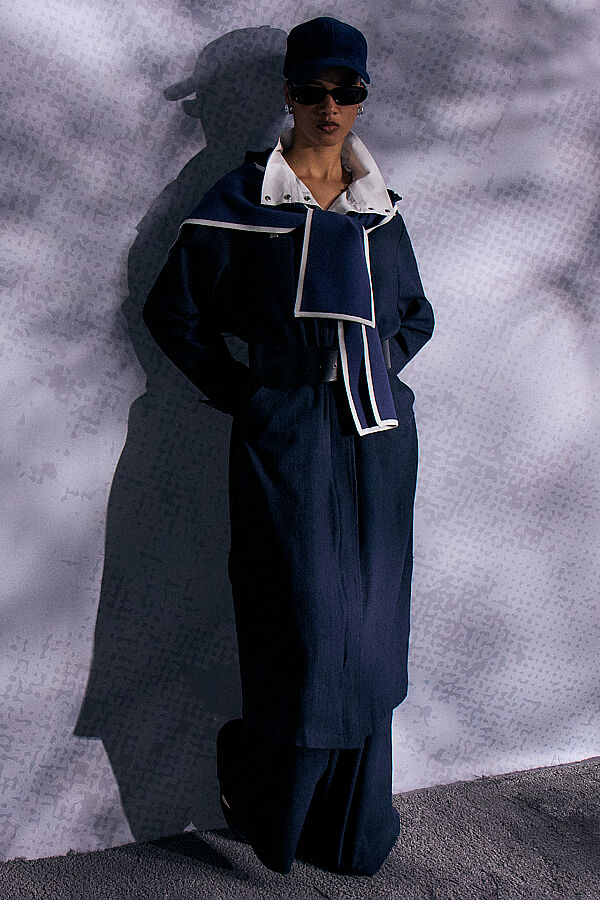 Geniş Paça Denim Pantolon Lacivert - 15