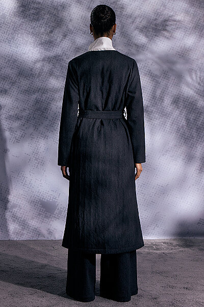 Triko Astarlı Denim Kap Siyah - 7