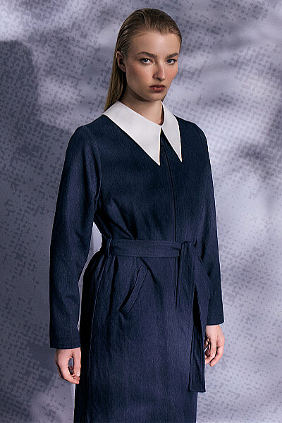 Triko Astarlı Denim Kap Lacivert - 6