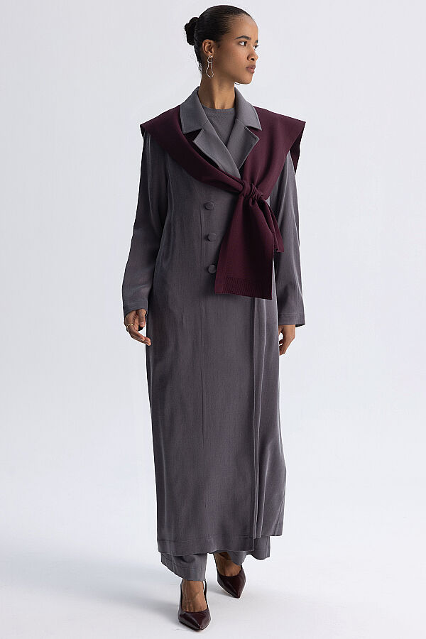 Elegant Kesim Uzun Kap Kurşun - 1