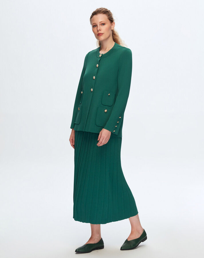 T24K-2010 A Cut Pencil Skirt - 5