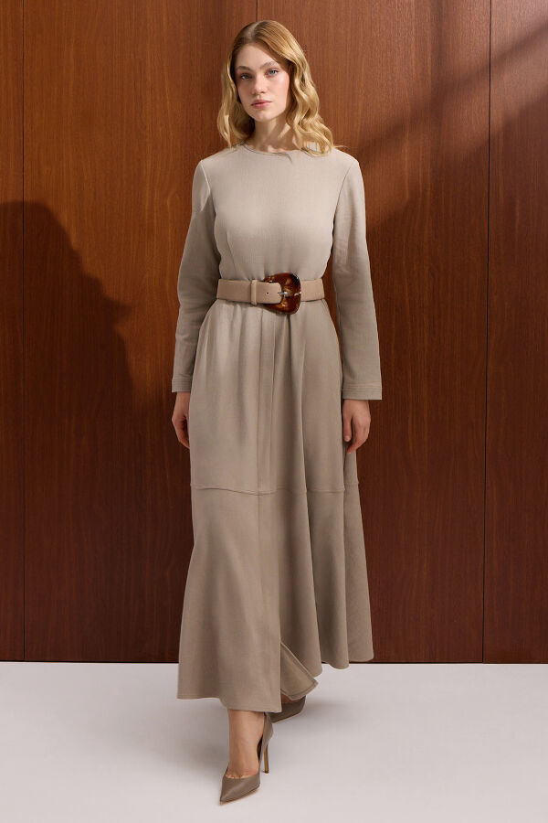 A Form Denim Dress - 1