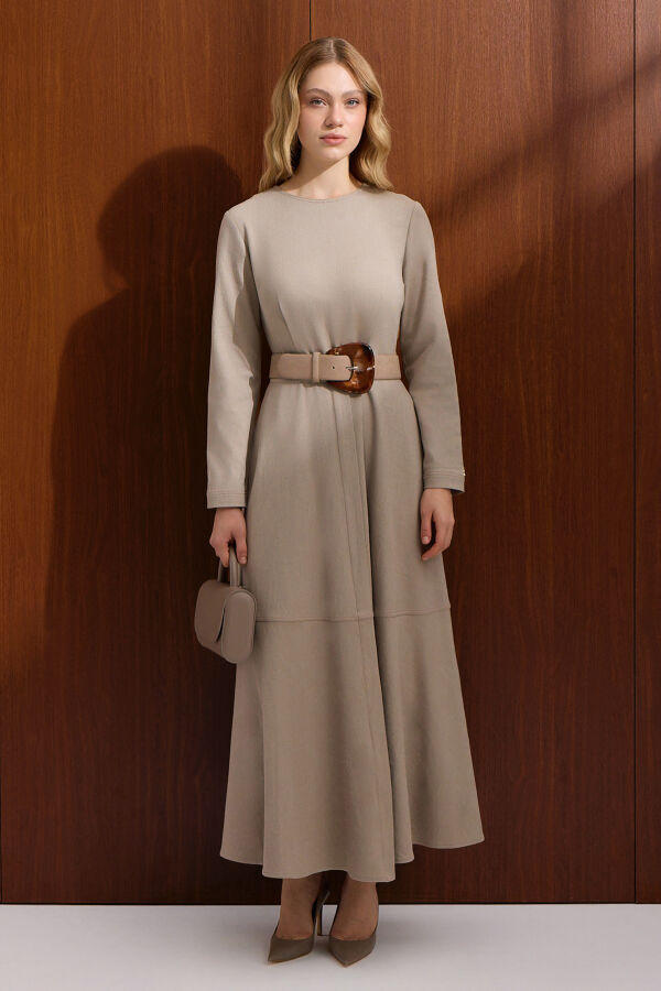 A Form Denim Dress - 3