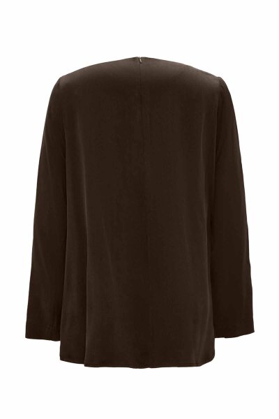 Solid Color Tunic with Accessory Detai - 2