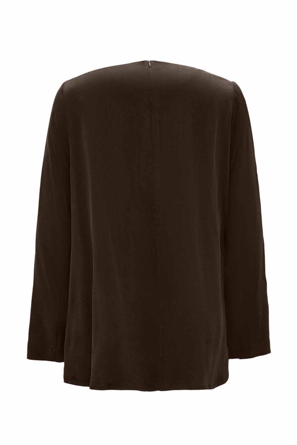 Solid Color Tunic with Accessory Detai - 2