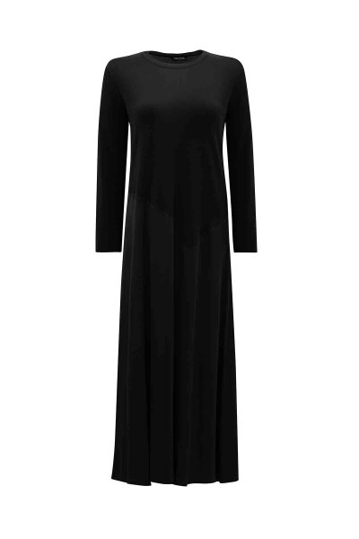 Asymmetrical Cut Knit Cupro Dress - MISS DALIDA
