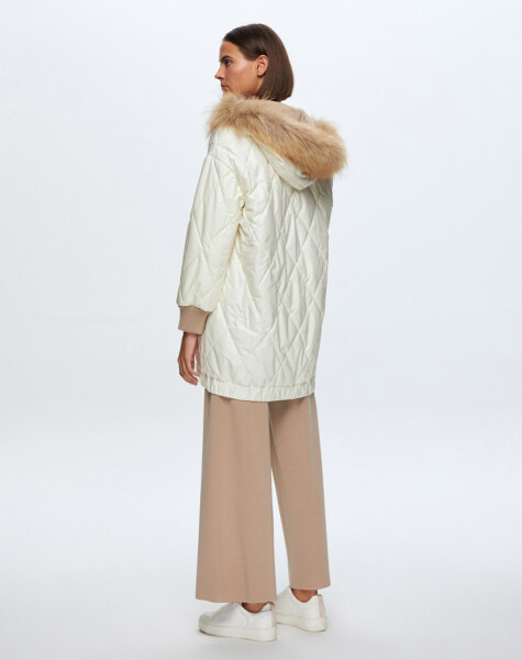 T24K-8015 Diamond Shearling Coat - 10