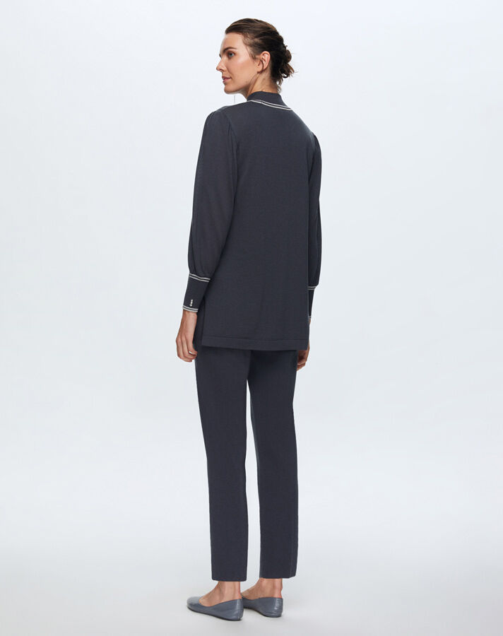 T24K-6007 Balloon Sleeve Knitwear Tunic - 6
