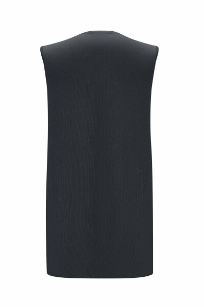 T26K-6000 Basic Kolsuz Triko Tunik VATE-DARK GREY - MISS DALIDA (1)
