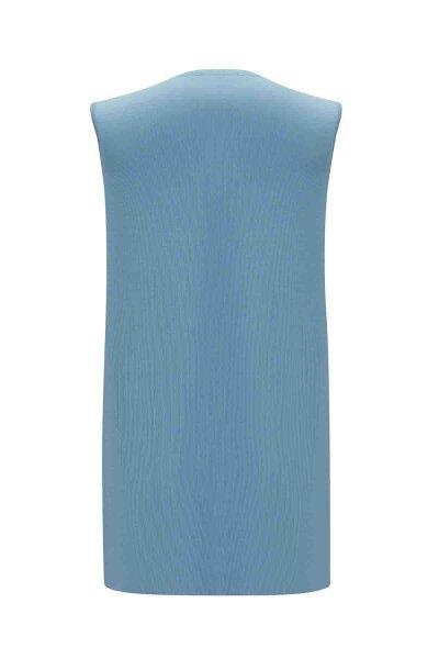 T26K-6000 Basic Kolsuz Triko Tunik NERVİ-BLUE - MISS DALIDA (1)