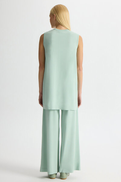 Basic Sleeveless Knit Tunic - 3