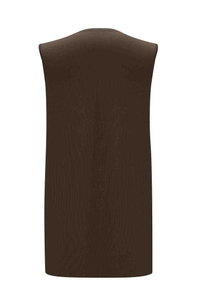 Basic Sleeveless Knit Tunic - 2