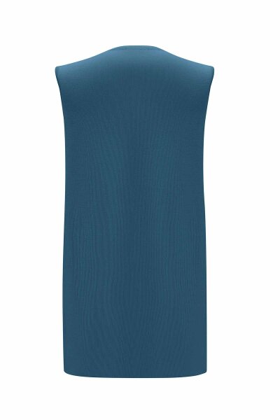 Basic Sleeveless Knit Tunic - 2