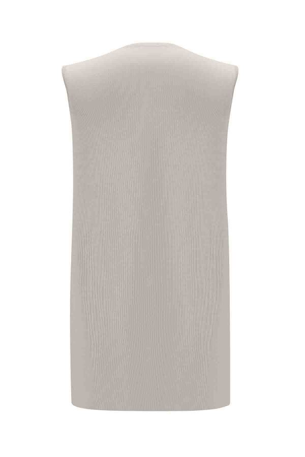 Basic Sleeveless Knit Tunic - 2
