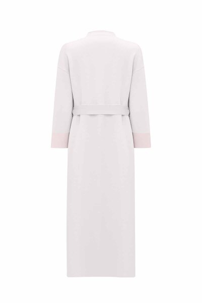 Belted Shawl Collar Powder Cardigan - 2