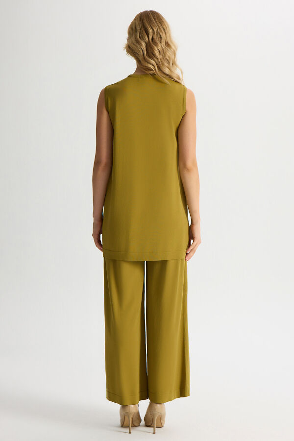 Bol Paça Basic Triko Pantolon Amber - 3