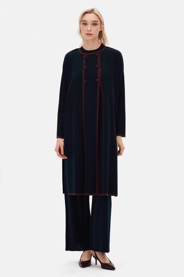 T26K-7001 Bol Paça Triko Pantolon OASI-DARK NAVY - 1