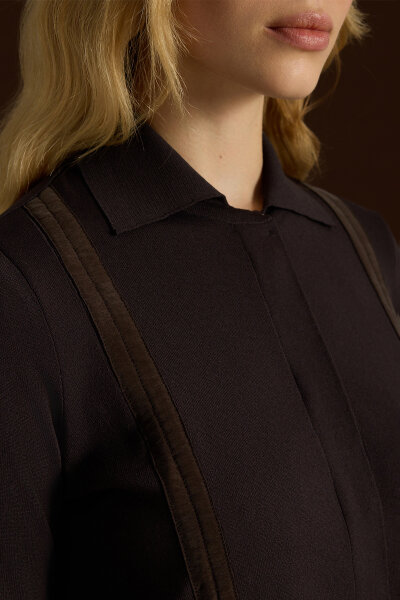 Gathered Detailed Knit Shirt - MISS DALIDA (1)