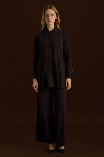 Gathered Detailed Knit Shirt 