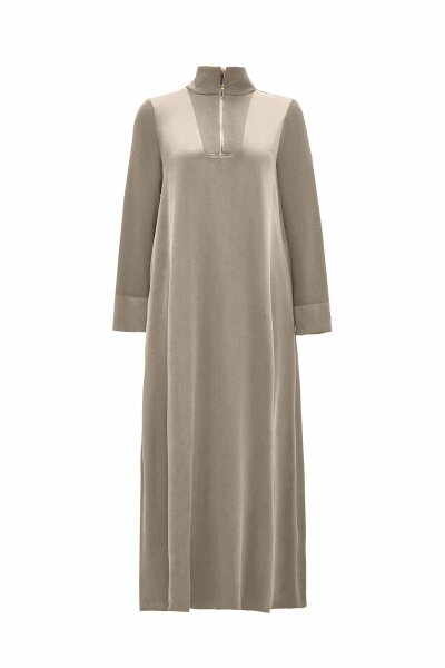 Collar Detailed Stone Dress 