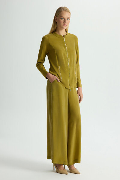 Cupro Cepli Pantolon Etek Amber - MISS DALIDA (1)