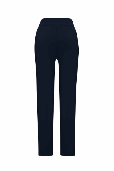 T26K-7000 Dar Paça Triko Pantolon OASI-DARK NAVY - MISS DALIDA (1)