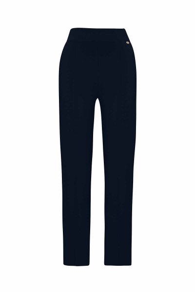 Dar Paça Triko Lacivert Pantolon 