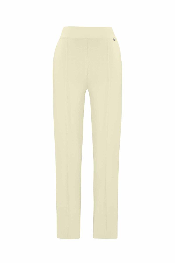 T26K-7000 Dar Paça Triko Pantolon FELIX-LIGHT YELLOW - 1