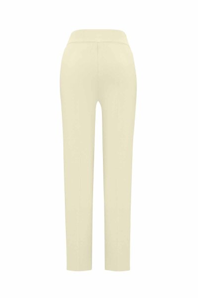 T26K-7000 Dar Paça Triko Pantolon FELIX-LIGHT YELLOW - MISS DALIDA (1)