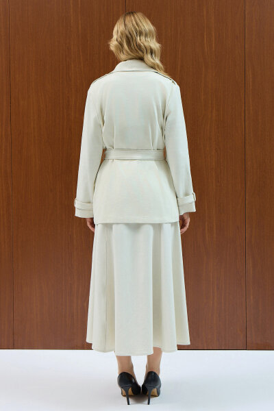 Denim Bell Skirt - 3