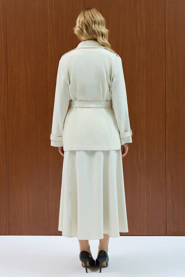 Denim Bell Skirt - 3