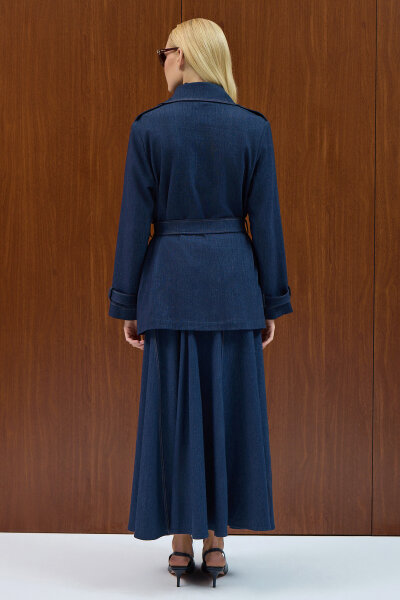 Denim Bell Skirt - 3