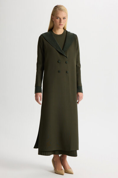 Sailor Collar Knitwear Cape - 1