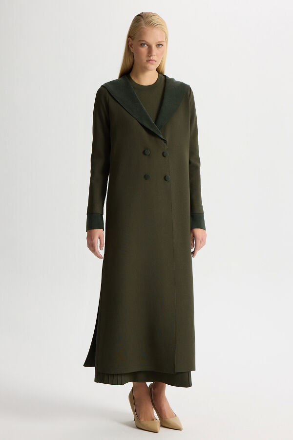 Sailor Collar Knitwear Cape - 1