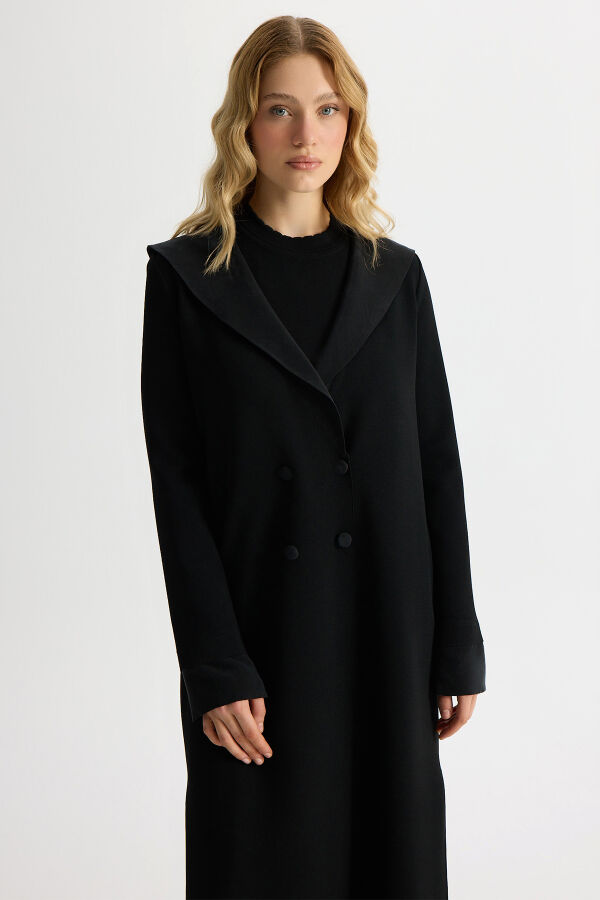 Sailor Collar Knitwear Cape - 4