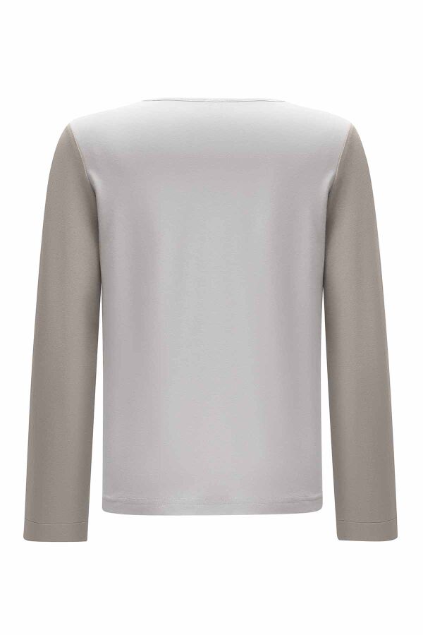 Double Linen Tunic with Side Buttons - 10