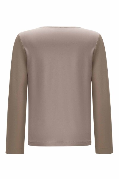 Double Linen Tunic with Side Buttons - 18