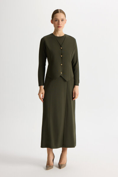 Solid Color Comfortable Fit Dress 