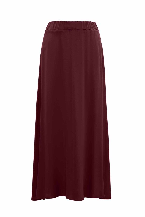 Elastic Waist Cupro Skirt - 1