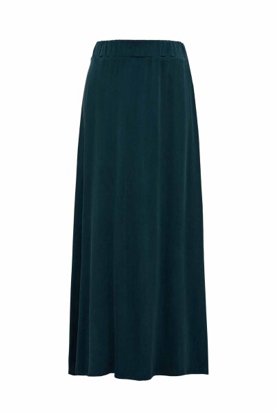 Elastic Waist Cupro Skirt - MISS DALIDA
