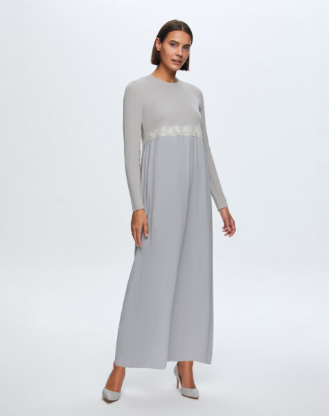 T24K-4002 Felt Detailed Knitwear Dress - 9