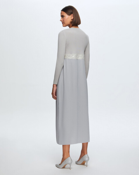 T24K-4002 Felt Detailed Knitwear Dress - 11