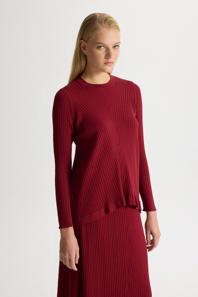 Ribbed Knit Tunic 