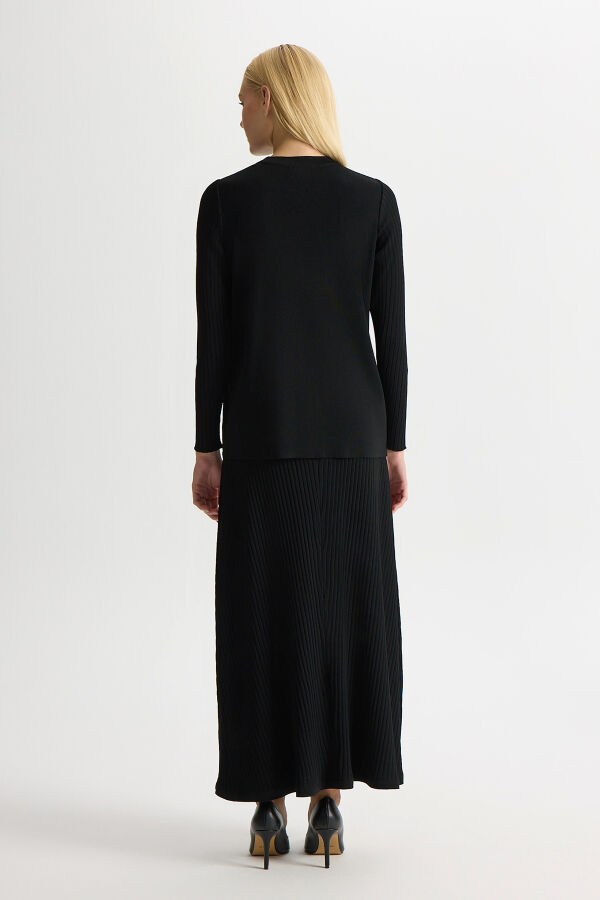 Ribbed Knit Tunic - 2