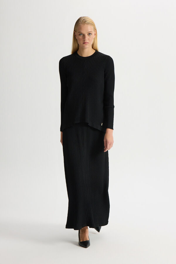 Ribbed Knit Tunic - 3